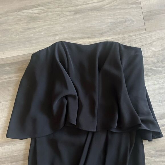 Shona Joy Strapless Frill Drape Maxi Dress - Picture 2 of 9